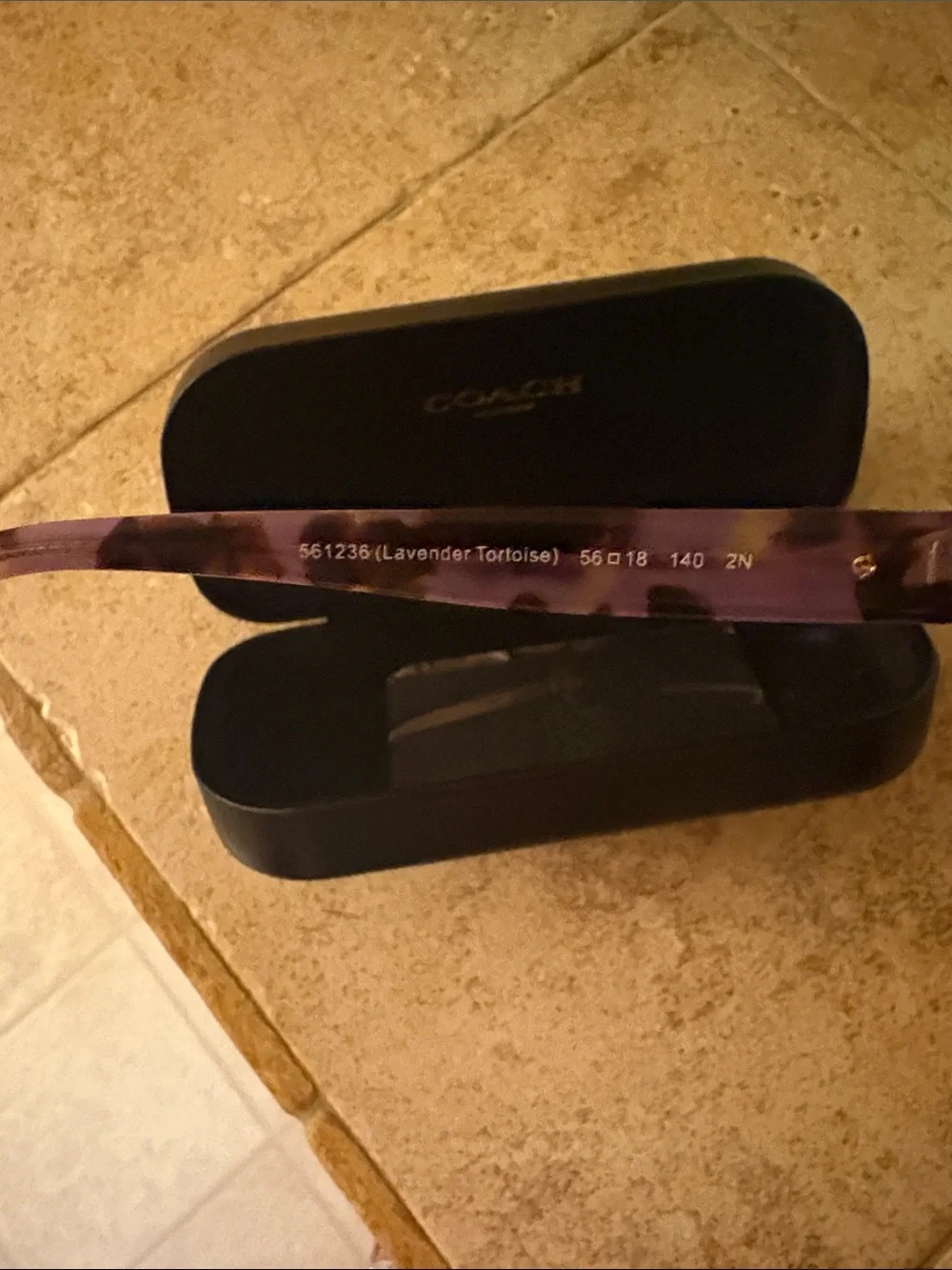 NWOT COACH Women's Oversized Sunglasses - Dark Tortoise - Picture 3 of 9